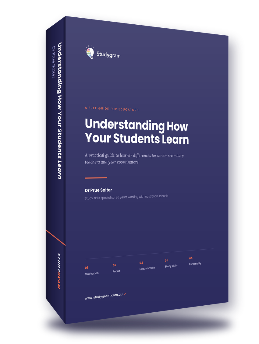Understanding How Your Students Learn — free teacher guide by Dr Prue Salter